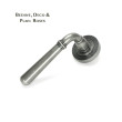 Newbury Pewter Lever on a Covered Rose