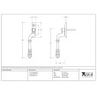 Anvil Reeded Espagnolette Fastener Drawing