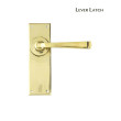 Aged Brass Avon Lever Latch Handles