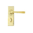 Aged Brass Avon Bathroom Lever Handles