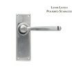 Polished Stainless Avon Lever Latch Handles