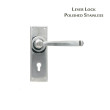 Polished Stainless Avon Lever Handles