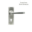 Satin Stainless Avon Lever Handles