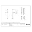 Avon Locking Casement Fastener Drawing