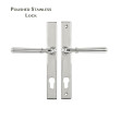 Newbury Polished Stainless Espag Lock Set