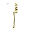 Newbury Polished Brass Left Hand Espag Fastener