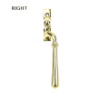 Newbury Polished Brass Right Hand Espag Fastener