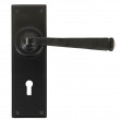 Black period door handles