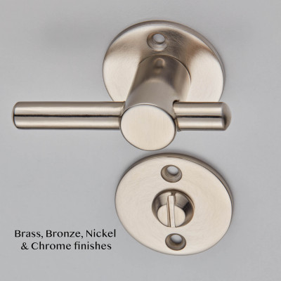 Disabled Thumb Turn and Release Satin Nickel