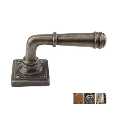 Bronze or Pewter Ribbed Levers handles