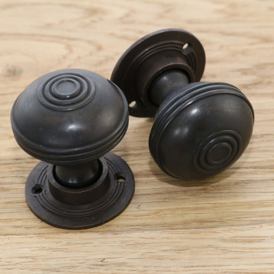 Anvil Aged Bronze Large Prestbury Door Knobs