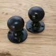 Black ball knobs